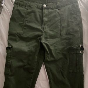 Green cargo pants